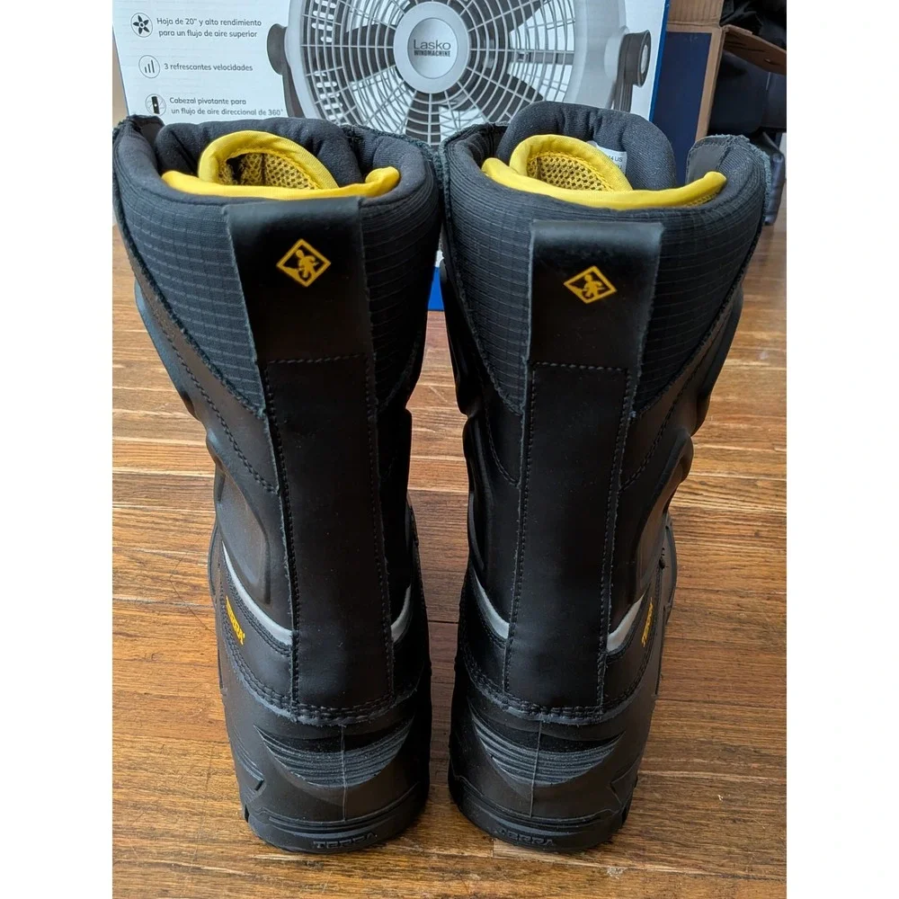TERRA Crossbow Boots Mens Size 14 Black Composite Safety Toe TR 915605 -76 F NEW